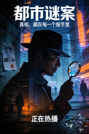 热播国产剧《都市谜案》海报